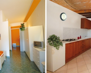 APPARTAMENTO CON ANGOLO COTTURA IN VERANDA COPERTA PIANO TERRA